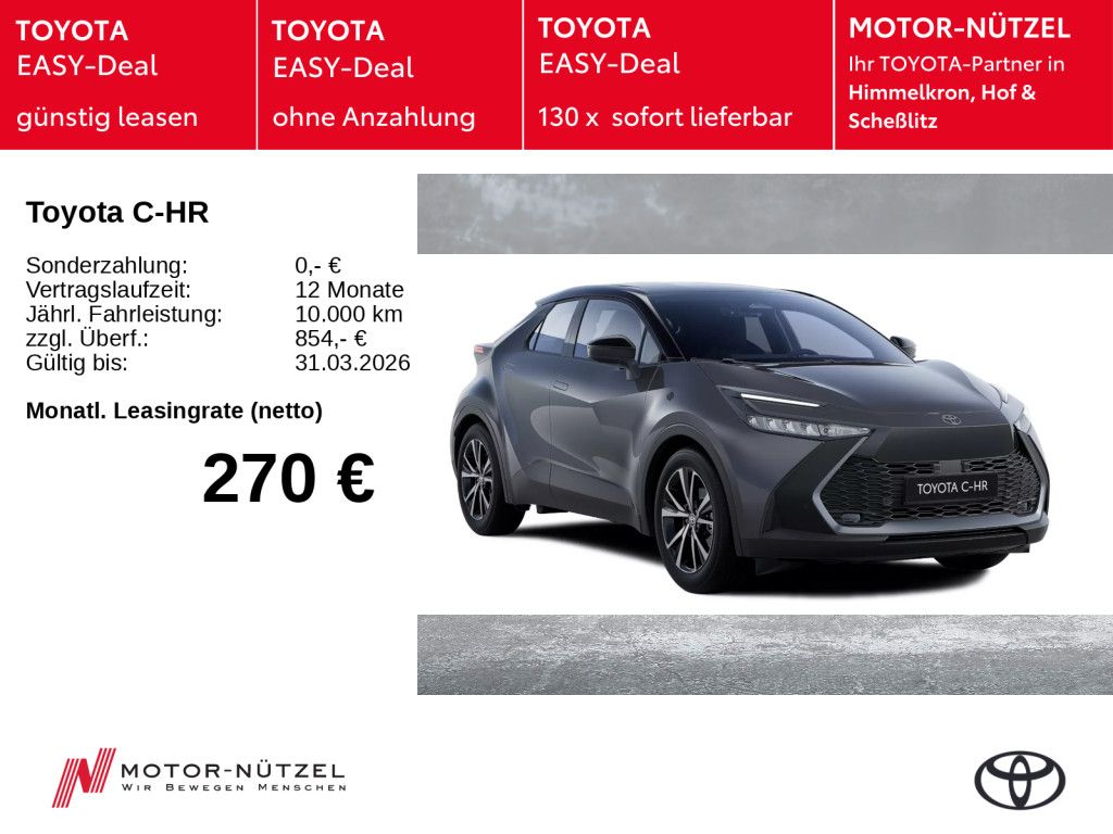 Toyota C-HR Hybrid Teamplayer **ALL-IN LEASING**