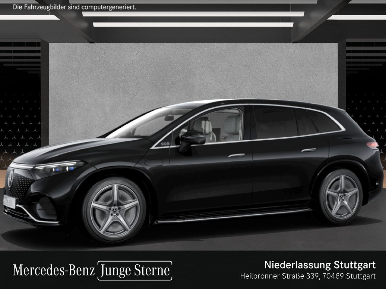 Mercedes-Benz EQS 450 SUV AMG Adv. AHK PANO 21 HYPER Bur3D foto 3