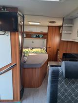 Hobby Optima Deluxe T70F , Heck Bad; franz. Bett - Hobby Deluxe