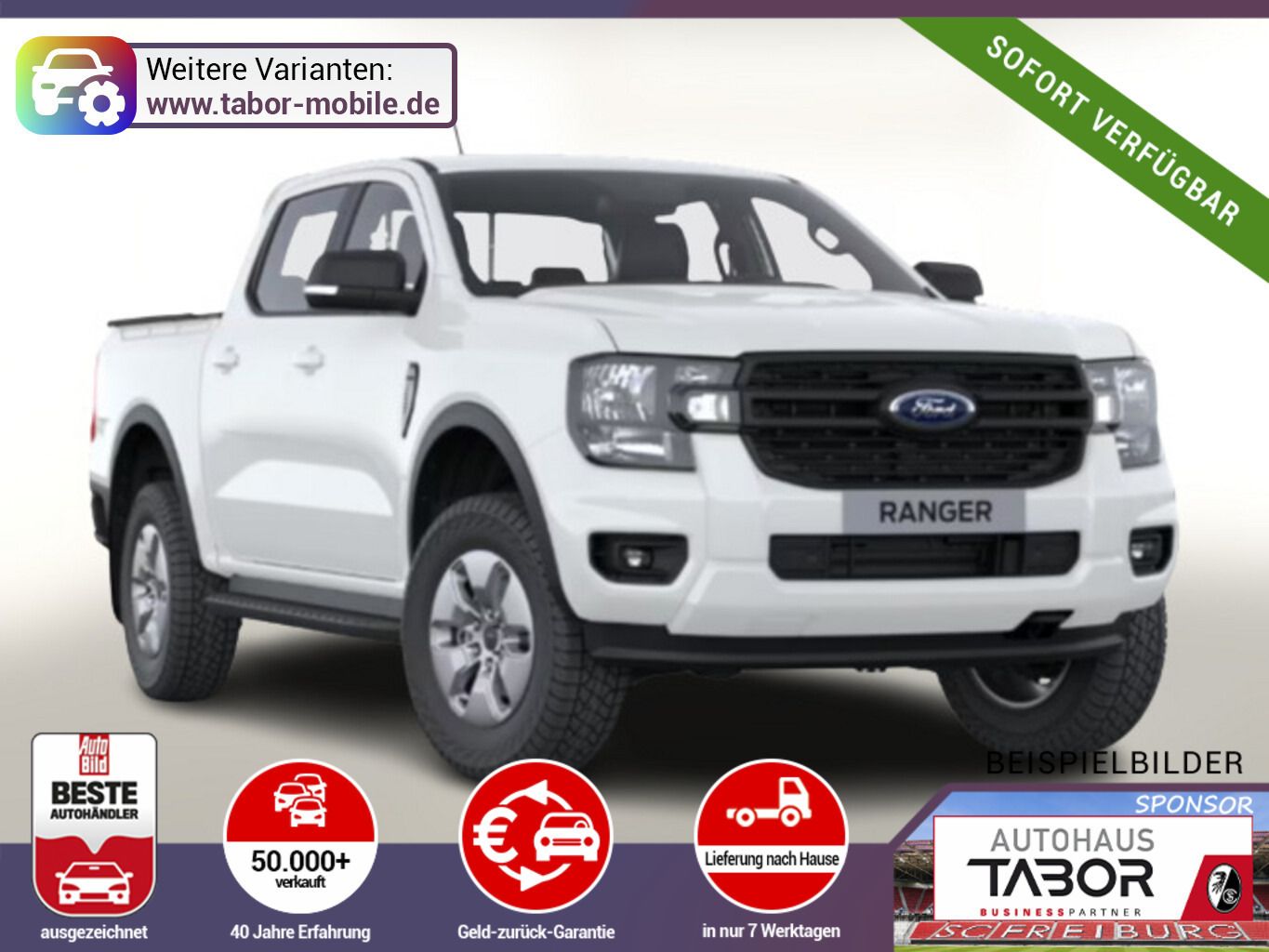 Ford Ranger DoKa XLT Aut AHK ACC WinterP OutdoorP 17Z