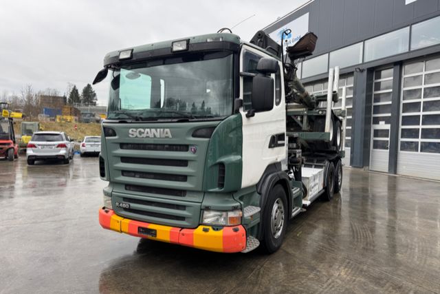 Scania R480 6x2 Loglift F265 mit Dolly