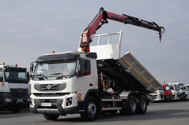 Volvo FMX 370 / 6X4 / WYWROTKA + HDS FASSI F165XP