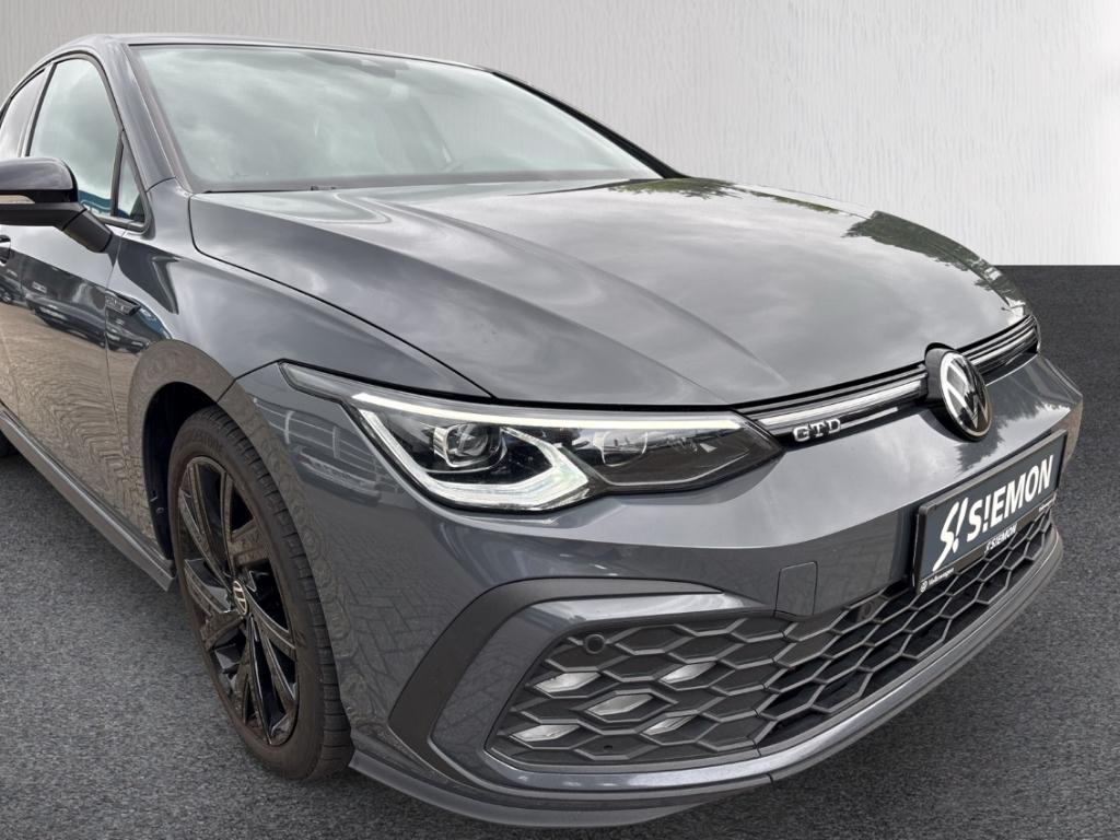 Volkswagen Golf 8 GTD BlackStyle DSG AHK LightASS PDCvh ACC, миниатюра 10