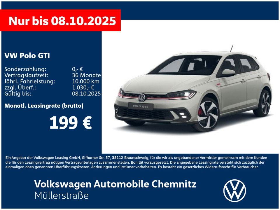 Volkswagen Polo GTI 2.0l TSI 207 PS DSG *Bestellfahrzeug*