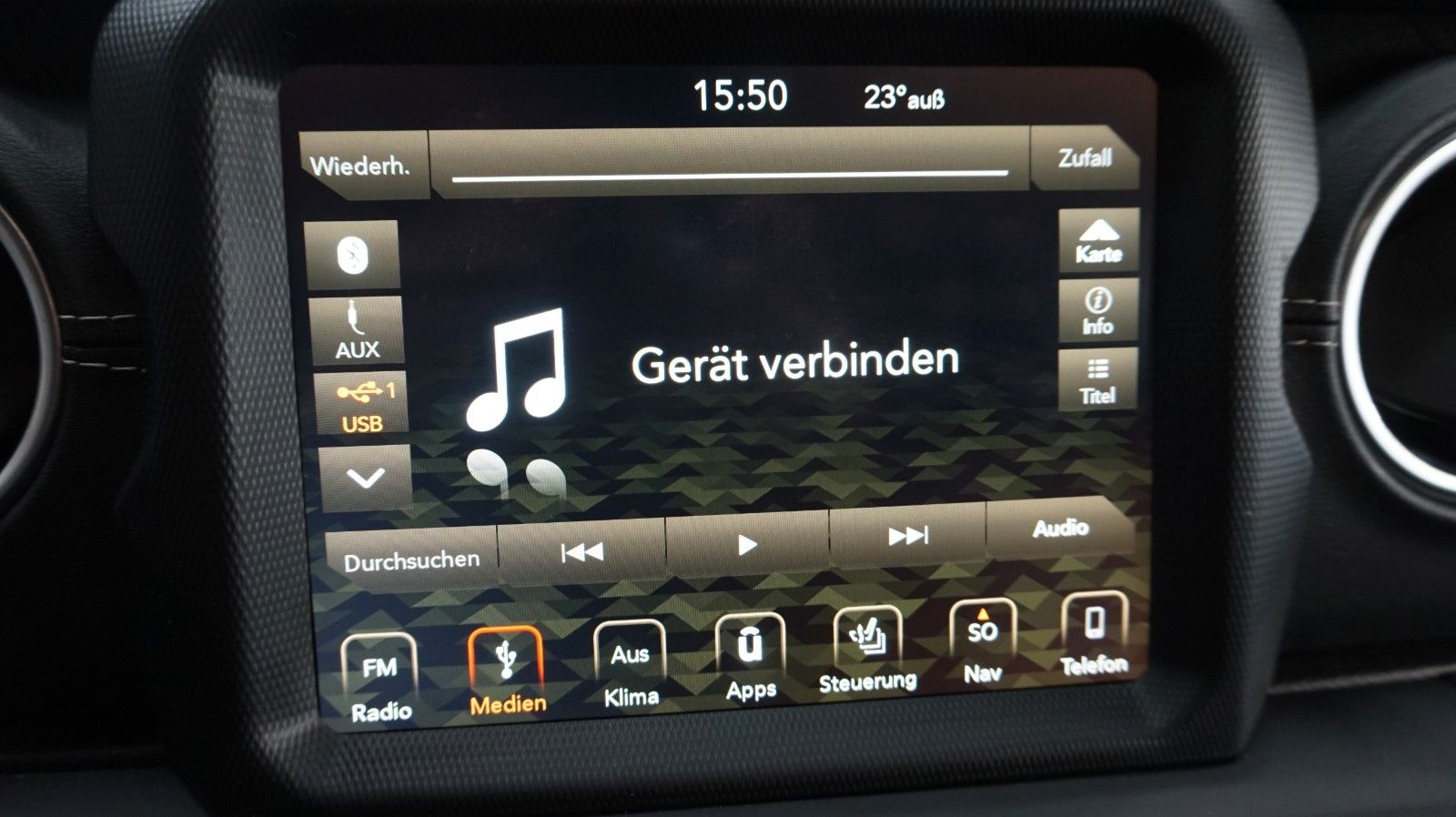 Fahrzeugabbildung Jeep Wrangler Unlimited Sahara TÜV neu Cabrio