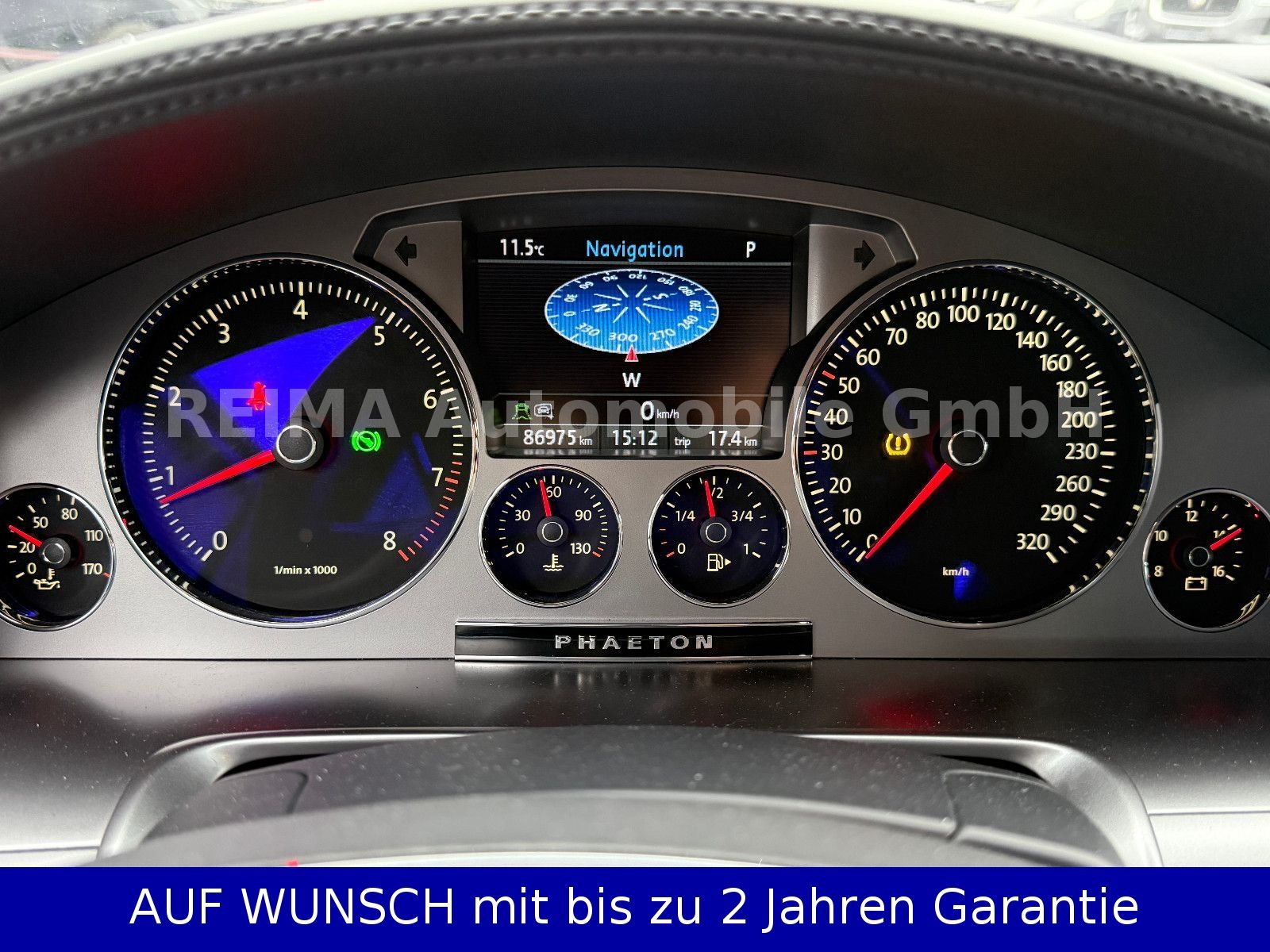 Fahrzeugabbildung Volkswagen Phaeton V8 4Motion lang,Massage,TV,Luft,Standhei