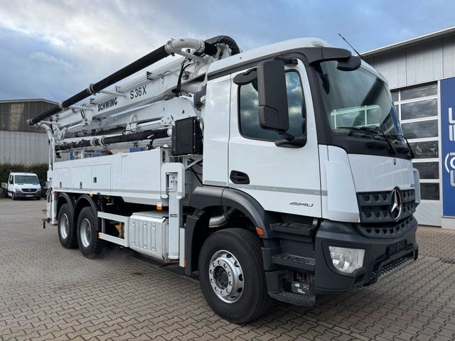 Mercedes-Benz AROCS 2840 6x4 Euro 6 Betonpumpe Schwing S 36 X