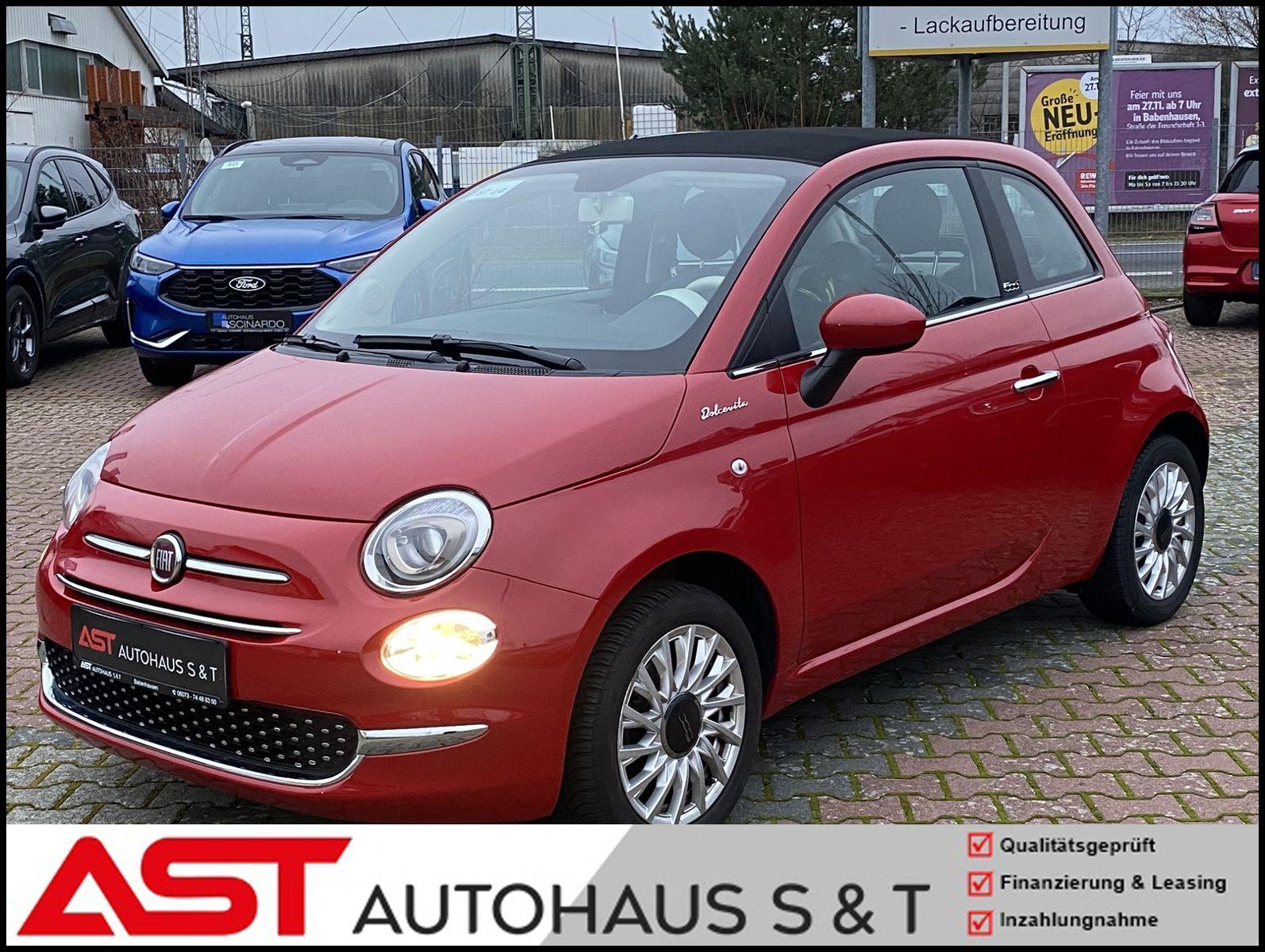 Fiat 500C 1.0Hybrid Cabrio Dolcevita*Teileder*CarPlay