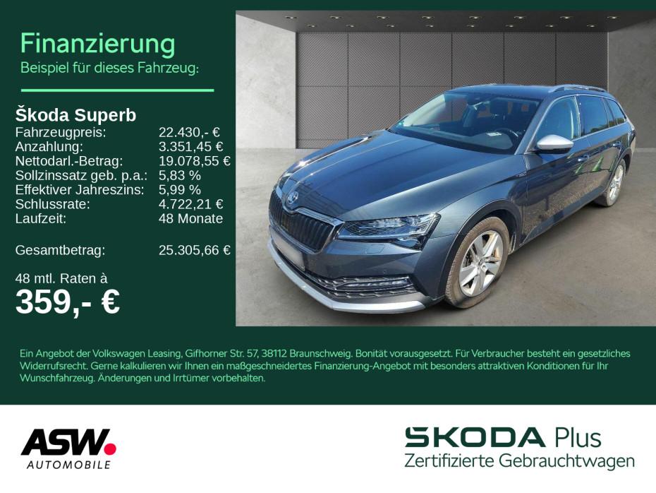 Skoda Superb Combi Scout 2.0 TDI 4x4 DSG LED Navi AHK