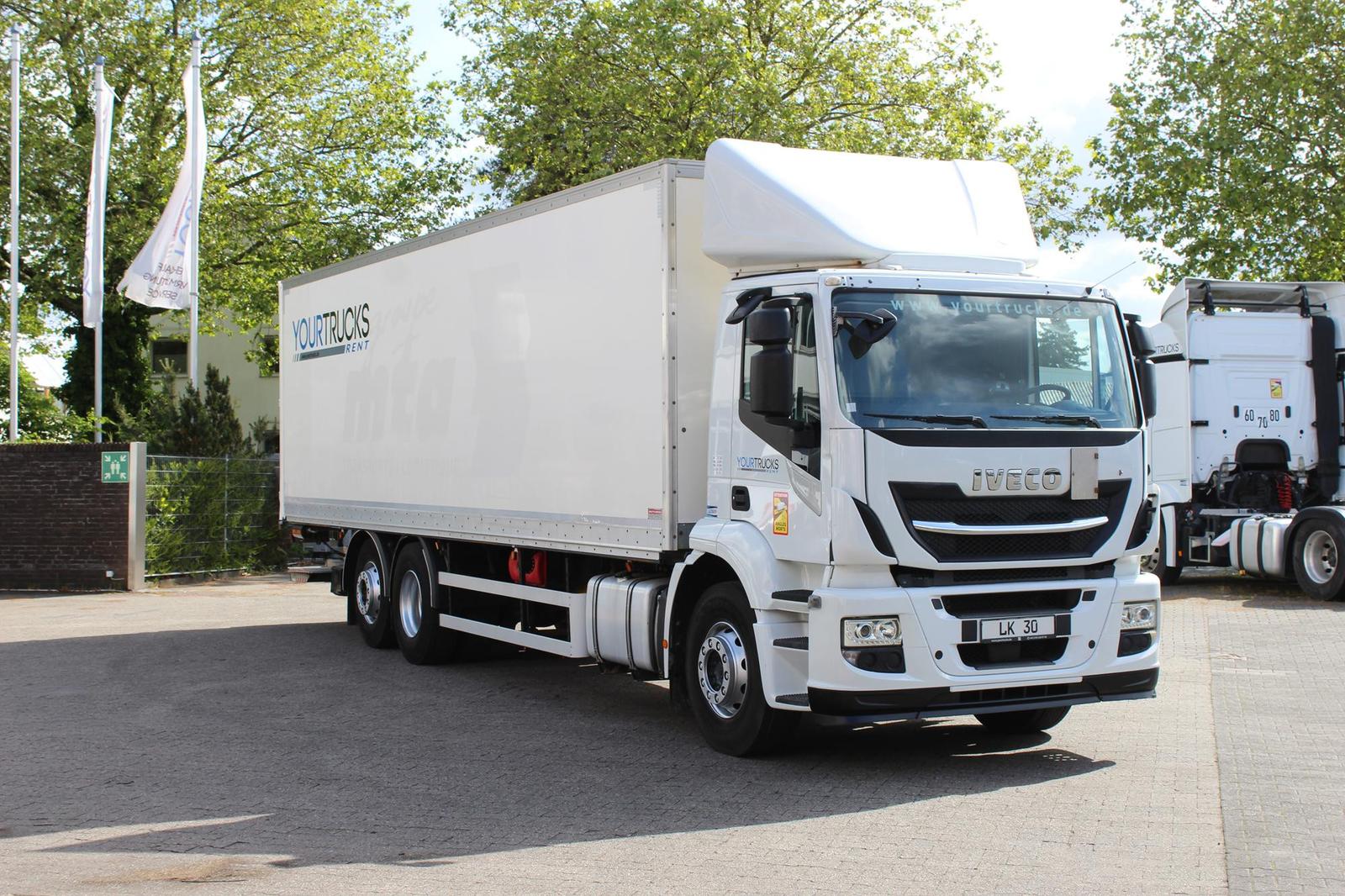 Iveco  Stralis 360 E6 Koffer/Lenkachse/Liftachse/Klima
