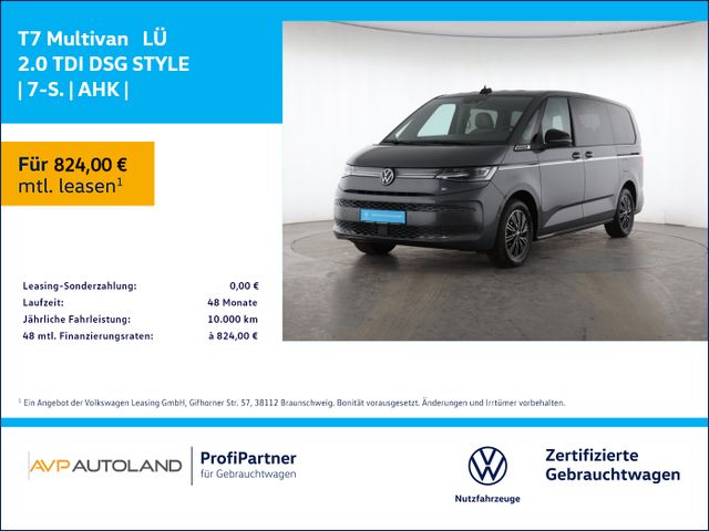 Volkswagen T7 Multivan  LÜ 2.0 TDI DSG STYLE | 7-S. | AHK |