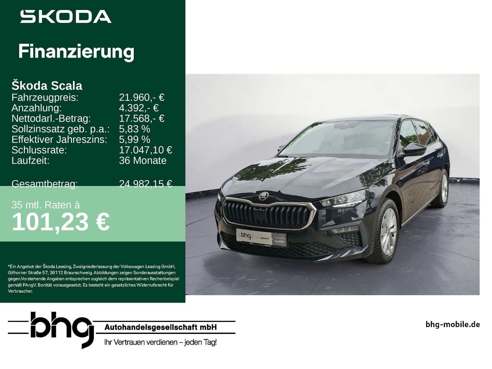 Skoda Scala 1.0 TSI DSG *SELECTION* #KAMERA #ACC #KEYL