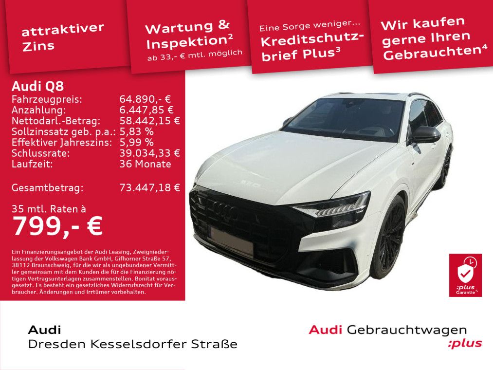 Audi Q8 50 TDI Q.AHZV Kamera LED Navi foto 2