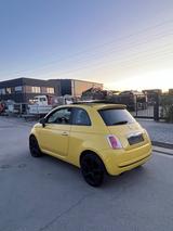 Fiat 500 Panoramadach Voll Ausstattung  - Fiat 500: Gelb
