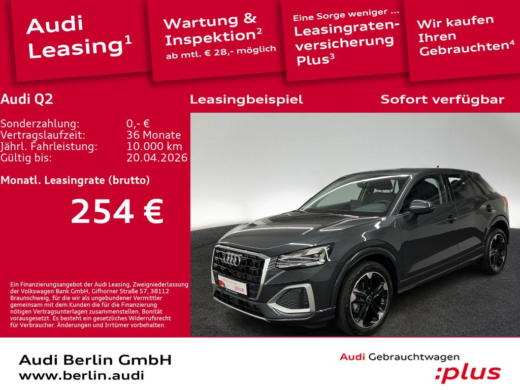 Audi Q2 Advanced 35 TFSI S tr. AHK MATRIX NAVI RFK