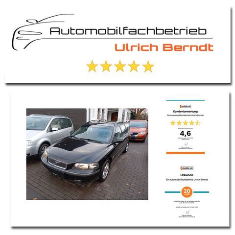 Volvo V70 2.4 Comfort - Scheckheft - Insp.inkl. ZR neu