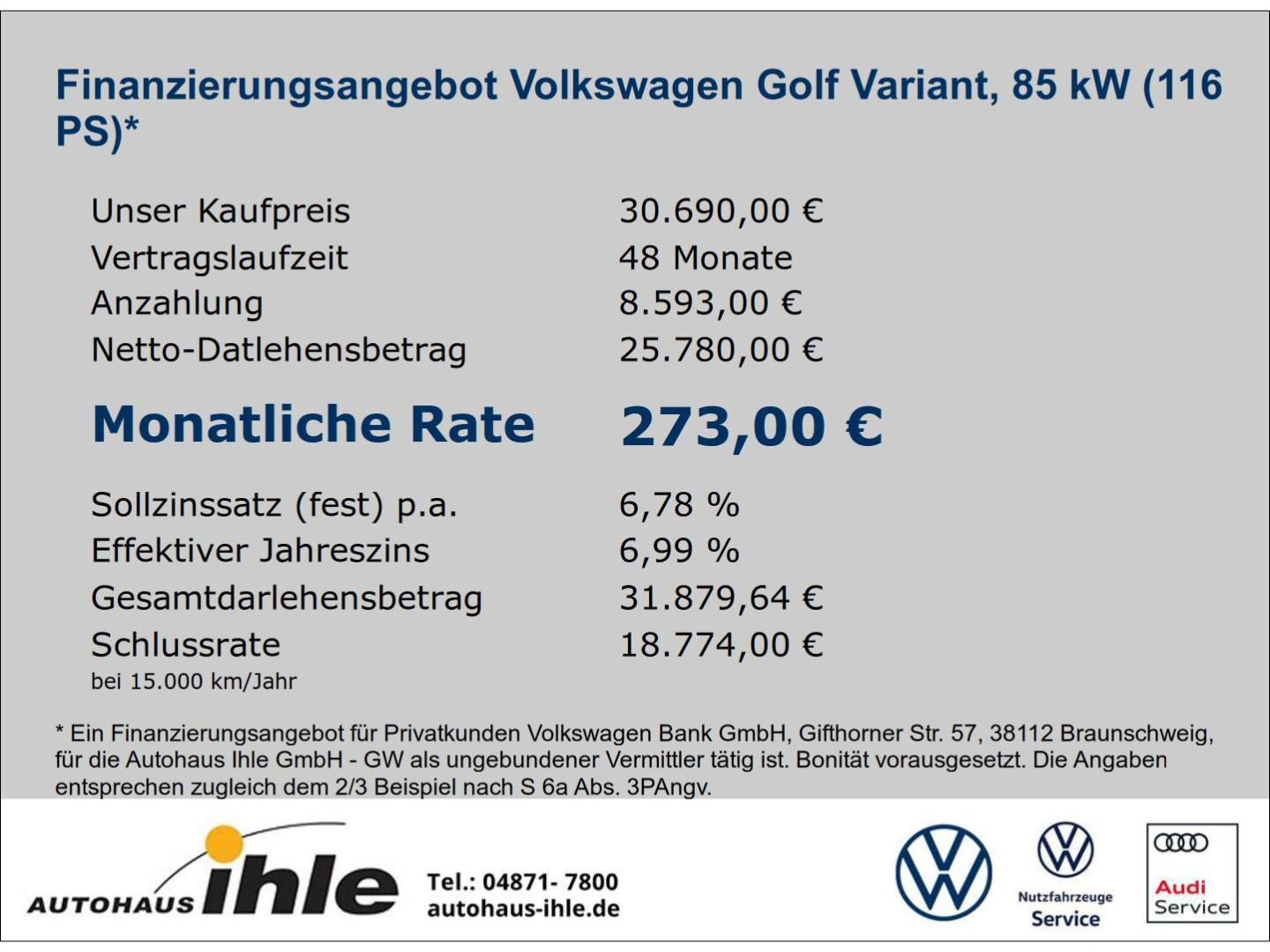Volkswagen Golf Variant VIII 1,5 TSI Energy AHK+GJ-REIFEN+A, миниатюра 2