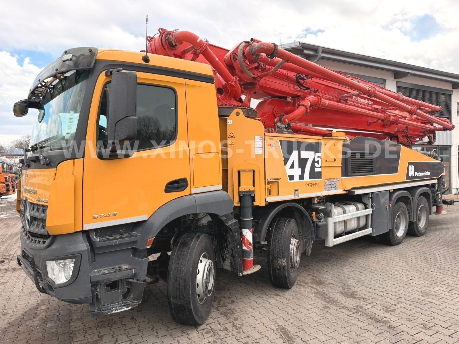 Mercedes-Benz Arocs 3743 Putzmeister BSF 47M/5  17.iLS