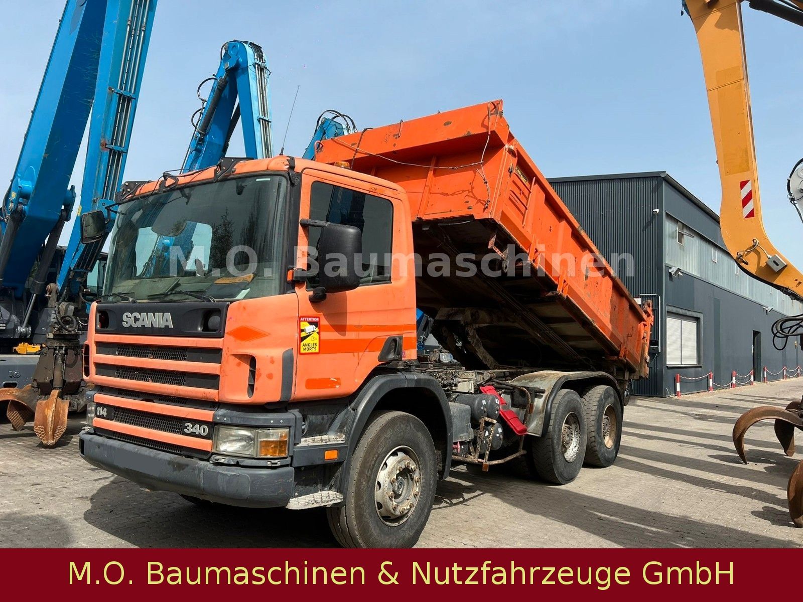 Fahrzeugabbildung Scania P 114 340 / 6x4 2. Seitenkipper / Bordmatik /