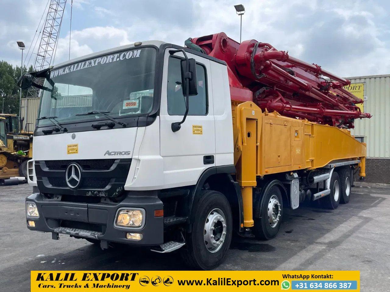 Mercedes-Benz Actros 4141 MP3 Concrete Pump 52 Meters Manual G