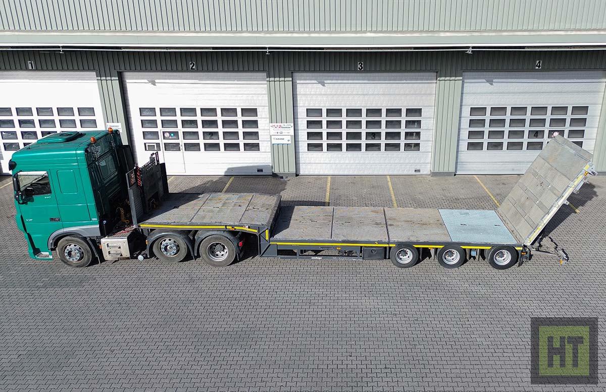 Meusburger 3-Achs-Semi-hydr.Ladeboden u. abklappbarem Heck