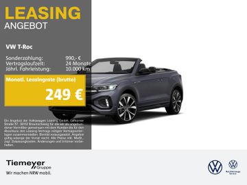 Volkswagen Leasingangebot: Volkswagen T-Roc Cabrio 1.5 TSI DSG R-LINE BLACK IQ.LIGHT N