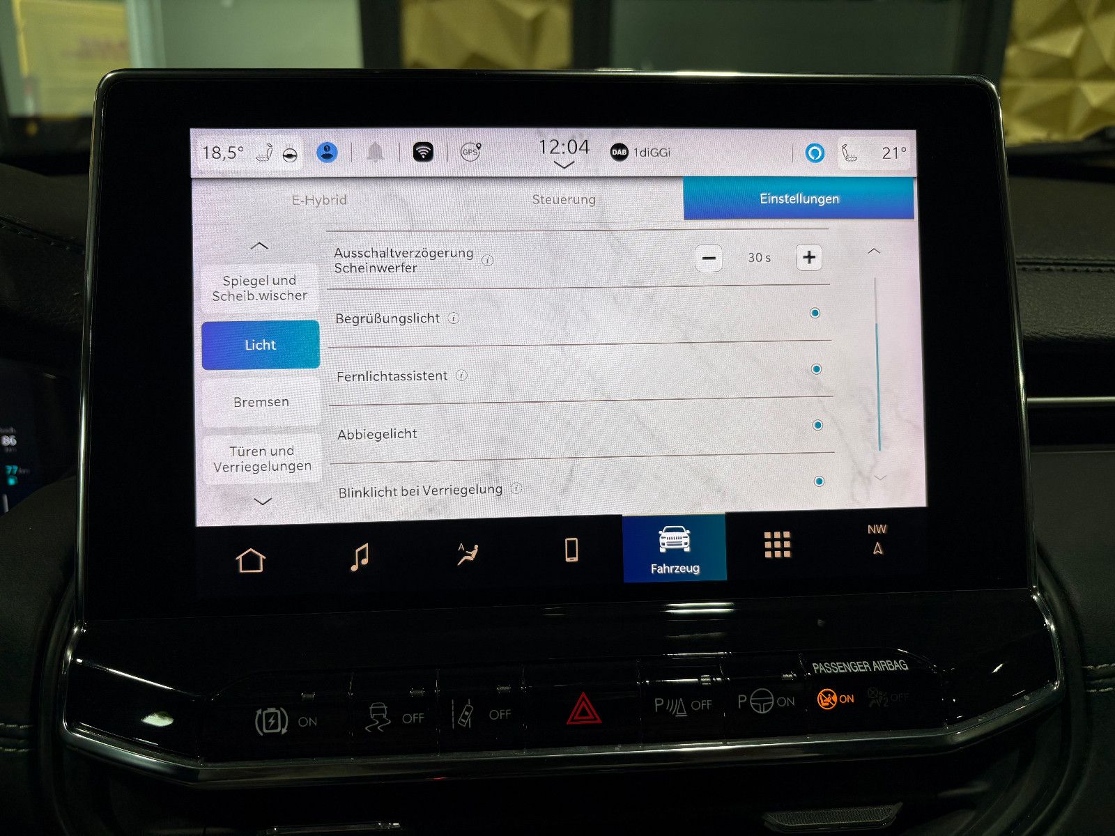 Fahrzeugabbildung Jeep Compass S Plug-In Hybrid 4WD/360°/ACC/APPLE/NAVI