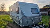 HYMER / ERIBA / HYMERCAR Sporting 505 mit Klimaanlage und Fahrradträger - Wohnwagen mit Etagenbett