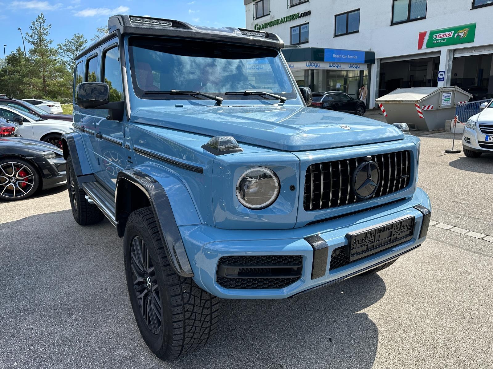 Mercedes-Benz G 63 AMG 4x4/Vintage Blue/Classic Red/Carbon... – 7