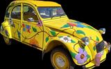 Citroën 2 CV Ente FlowerPower Unikat - Citroën 2 CV aus 1985
