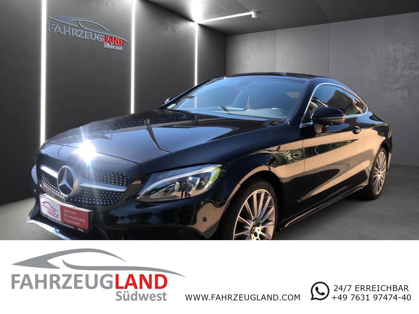 Gebrauchtwagen Mercedes-Benz C C 400 Coupe AMG Burmester Pano Sport-Auspuffanla in Freiburg
