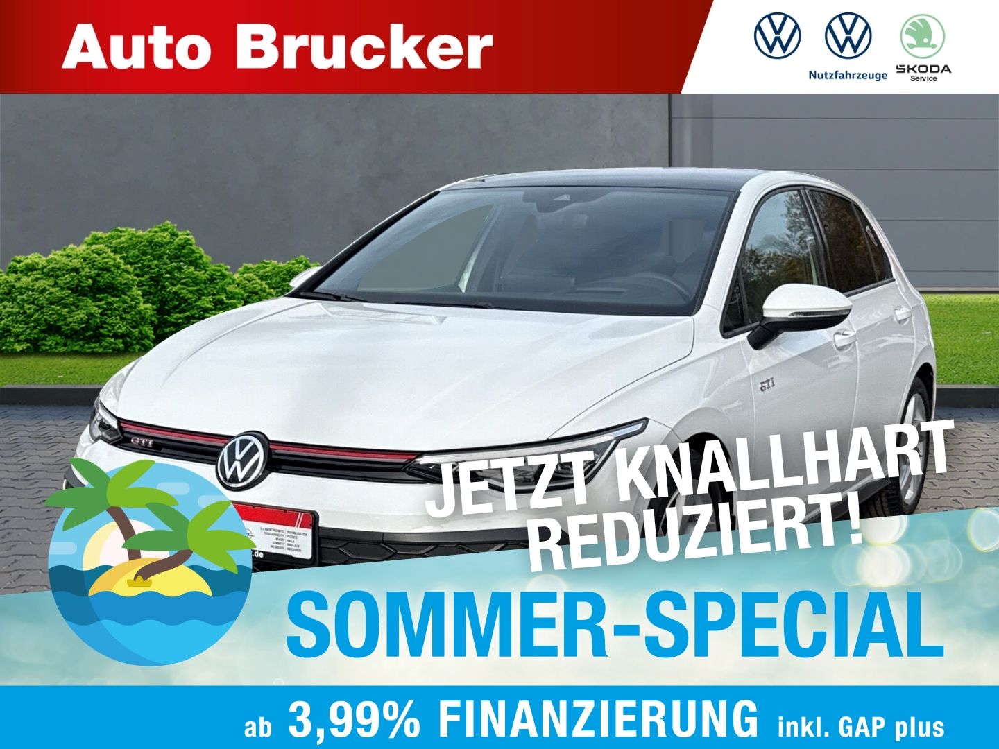 Volkswagen Golf VIII 2.0 TSI GTI Rückfahrkamera Sitzhzg Spo foto 1