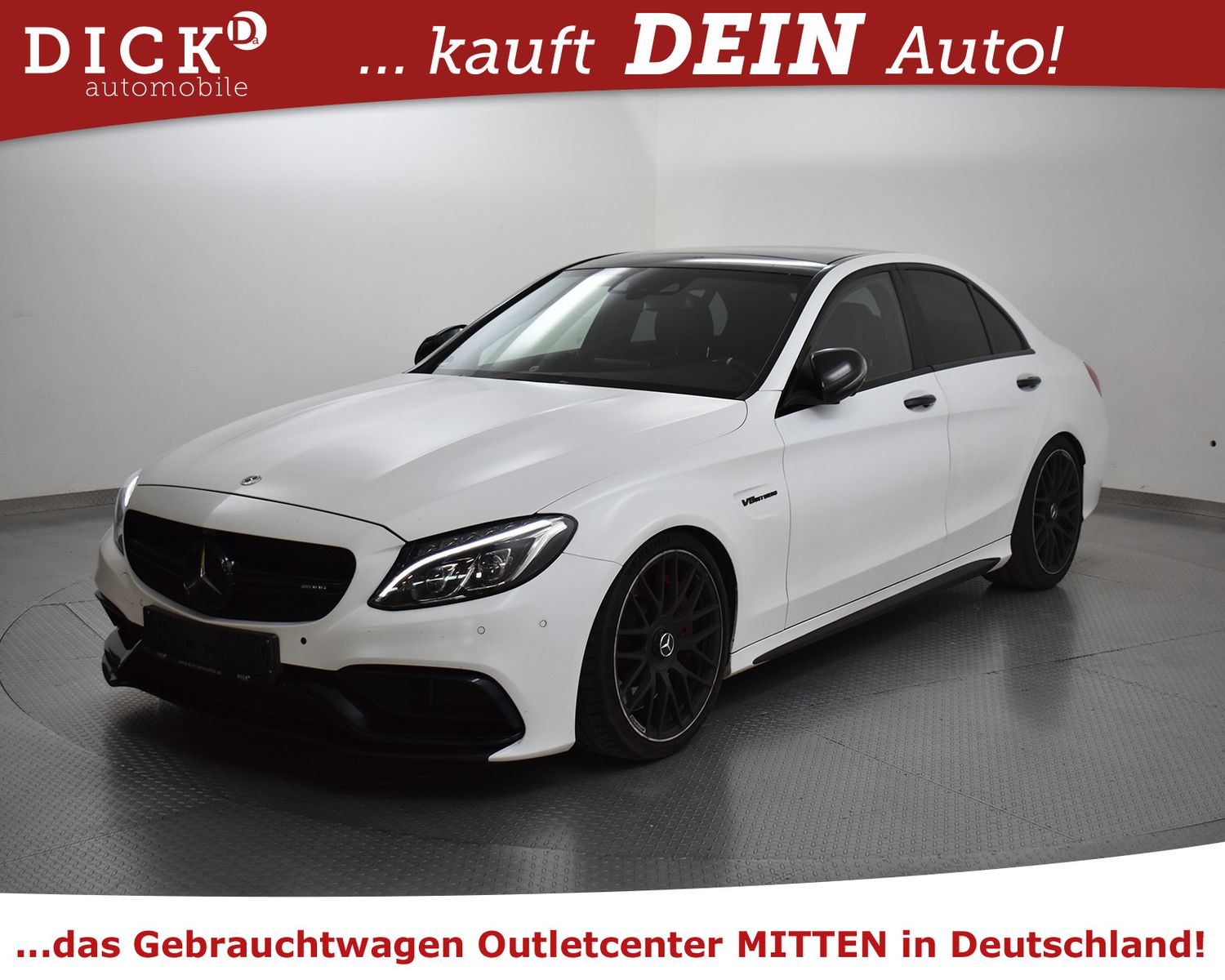MERCEDES-BENZ C 63S AMG PANO+MULTIB+MEMO+COMAN+BURM+HEAD+360°+ - Image 4
