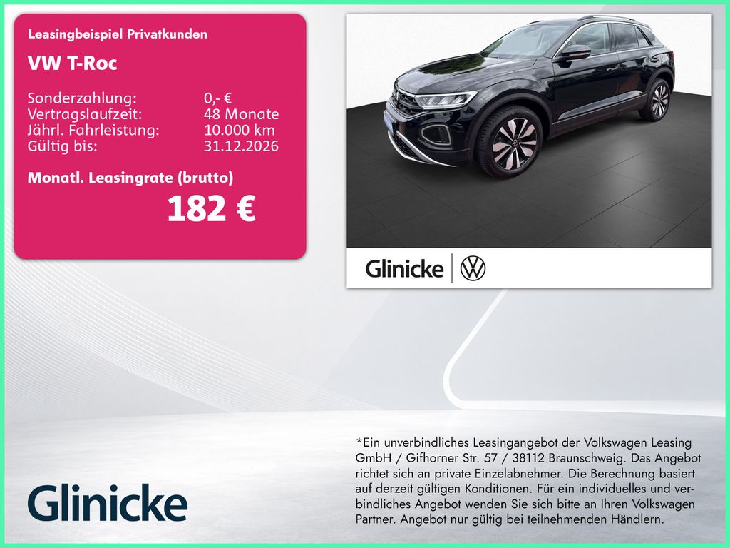 T-Roc 1.0TSI Goal Klima Navi LED ACC Sitzheizung
