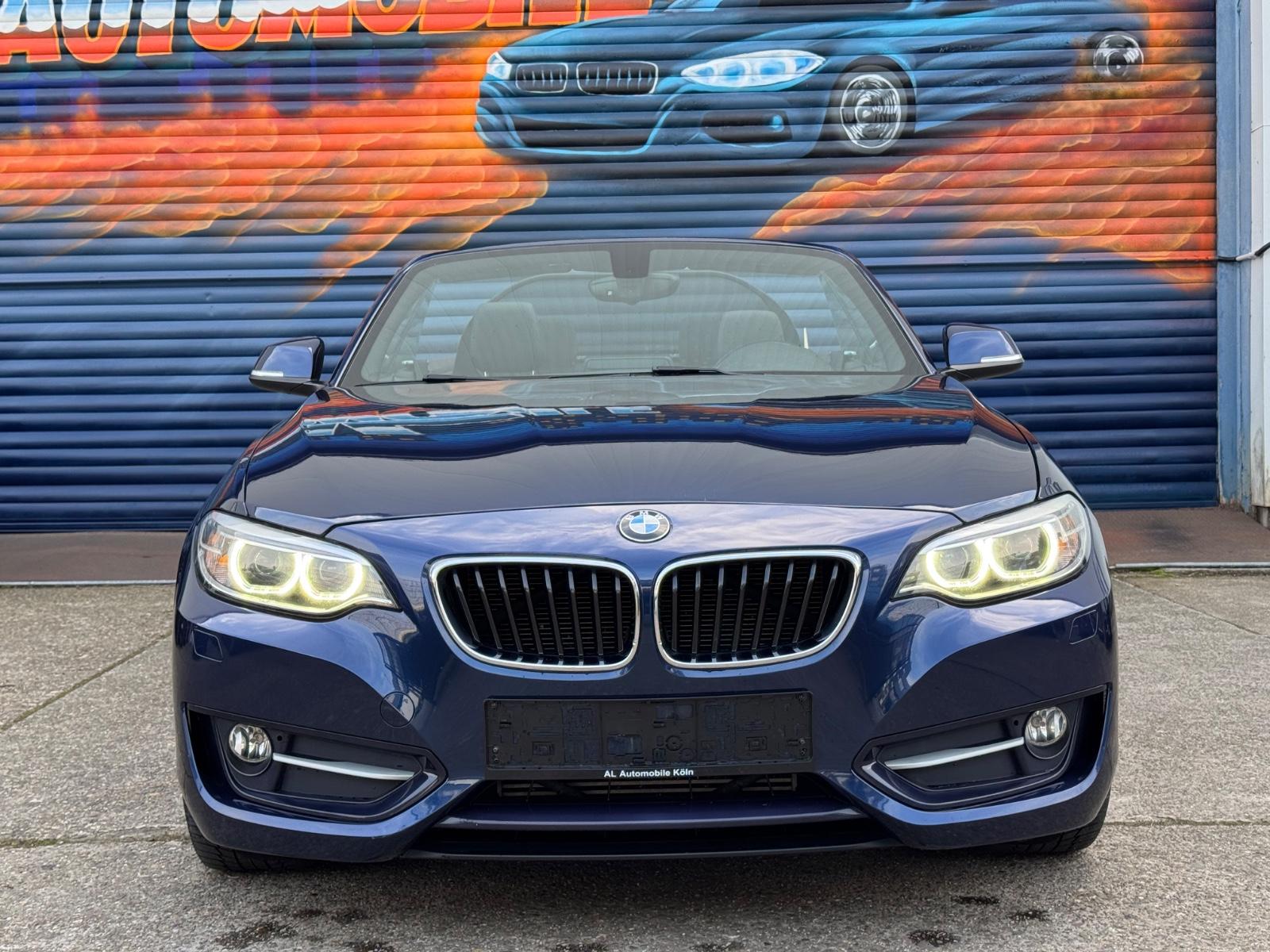 BMW 220d Cabrio Sport Line/Leder/Navi/AHK/Keyless