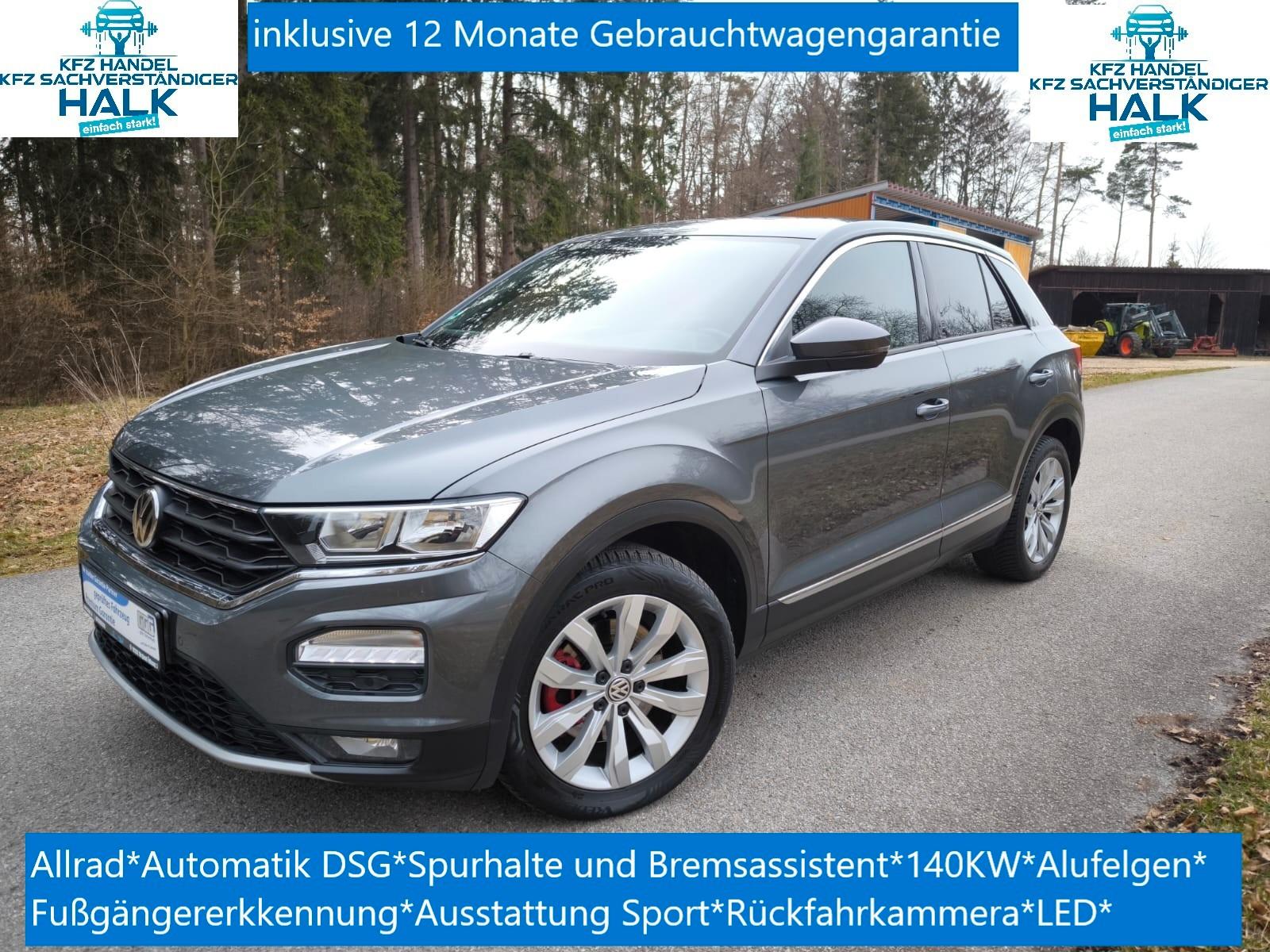 Volkswagen T-Roc 4Motion DSG NAVI LED KAMERA SHZ 190PS TOP