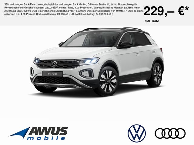 T-Roc Goal 1.5 TSI DSG AHK, Rückfahrkamera, Lenk
