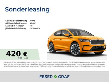 Skoda Leasing Angebot: Skoda Enyaq 60 62 kWh*KESSY*PANO*KAMERA*SZH*AMBIENT*