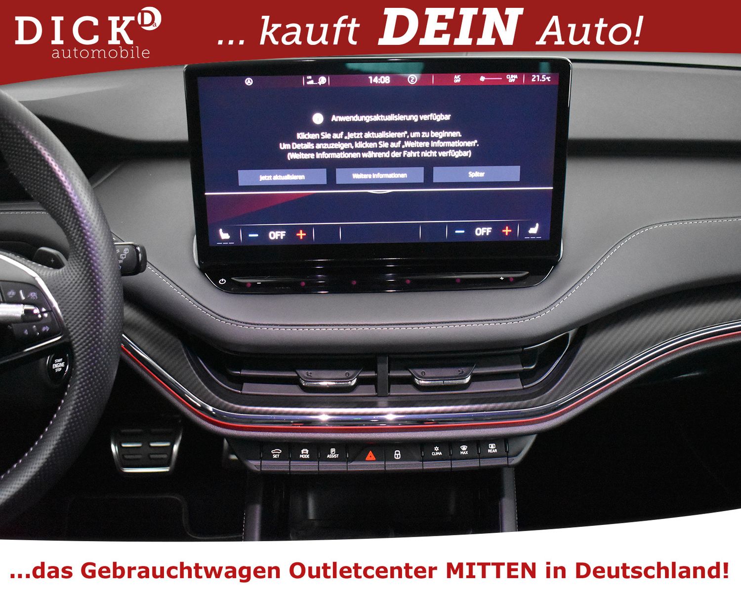 SKODA Enyaq 80 Sportline PANO+MATRIX+HEAD+AHK+360+VOLL - Image 14
