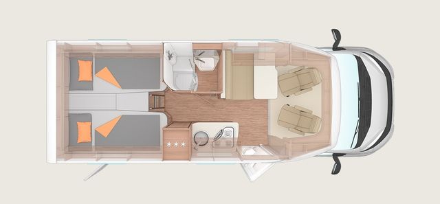 Weinsberg CaraCompact 600 MEG Pepper - Combi E, Fussbodene