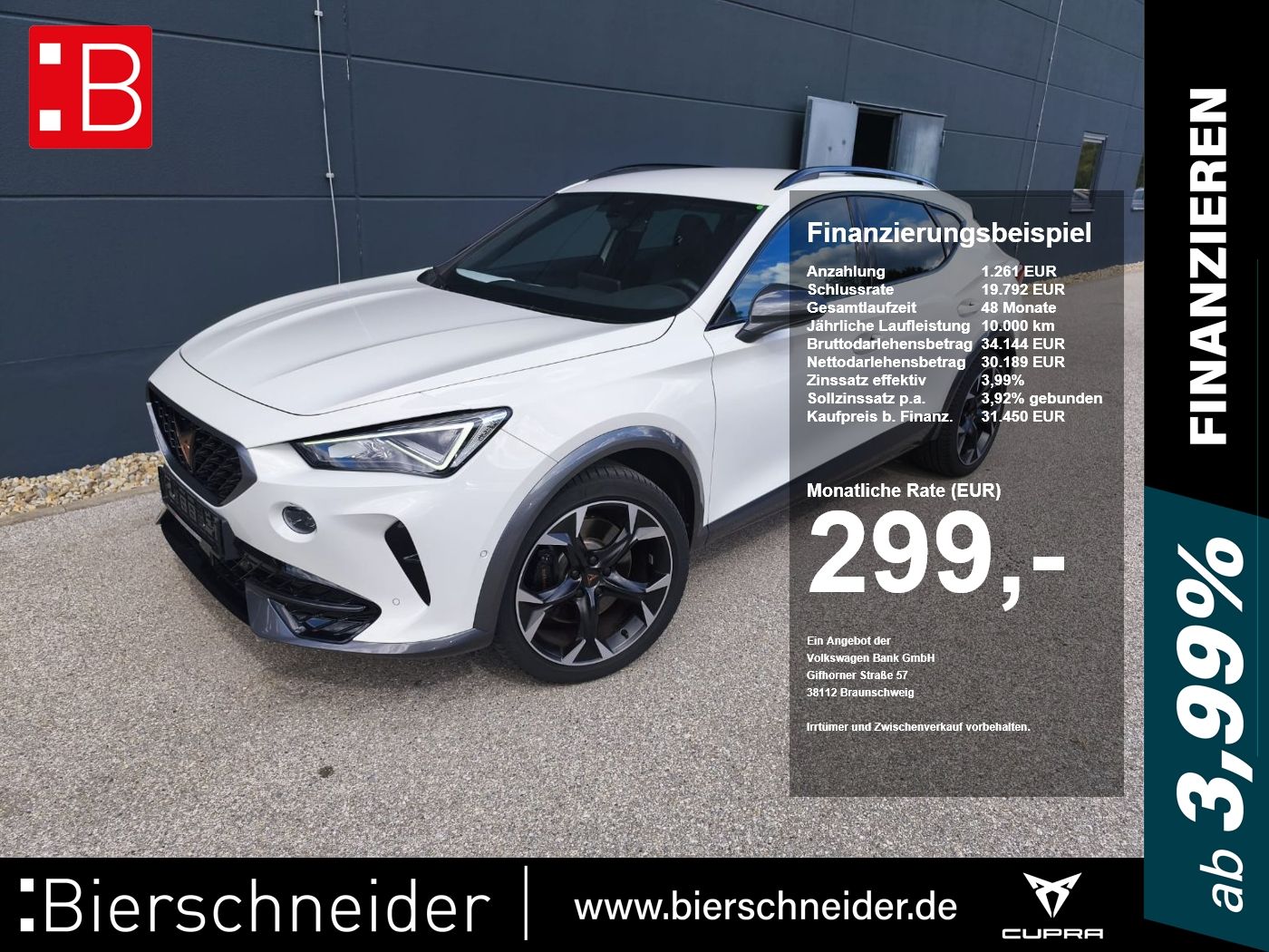 Cupra Formentor 310 4DRIVE VZ AHK