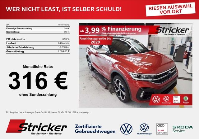 Volkswagen T-ROC R 2.0TSI DSG 316,-ohne Anzahlung Travel-As