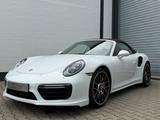 Porsche 991 911 Turbo S Cabriolet, Approved, Naturleder - Porsche: Weiß, 911 Turbo