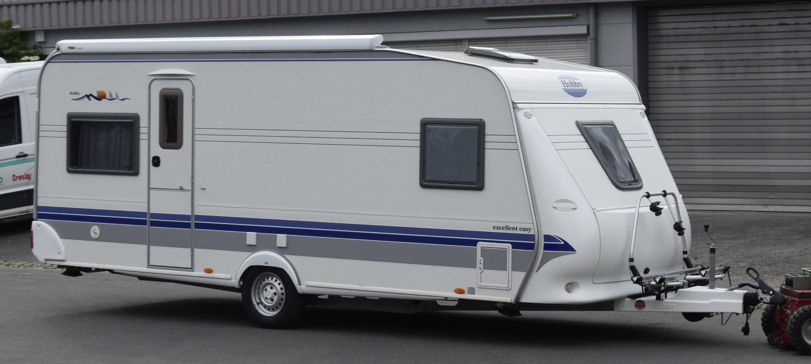 Hobby Excellent 540 UFE mit Markise und Vorzelt