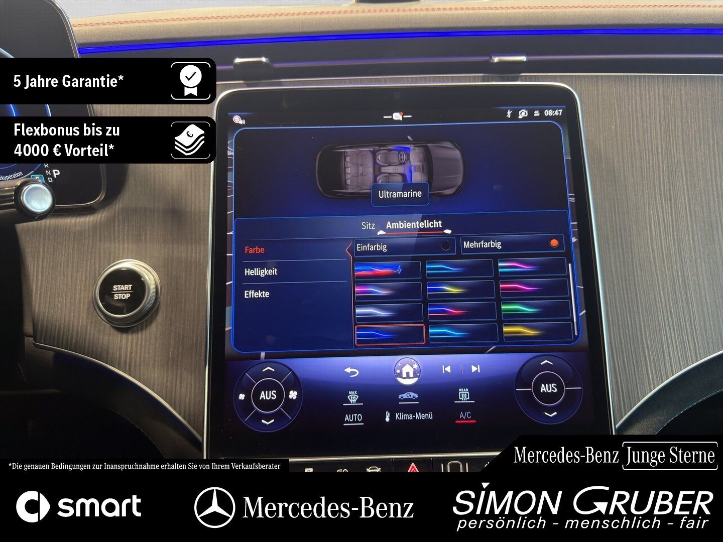 Fahrzeugabbildung Mercedes-Benz EQE 350 4M SUV AMG DigiLight 360 ACC 21Zoll