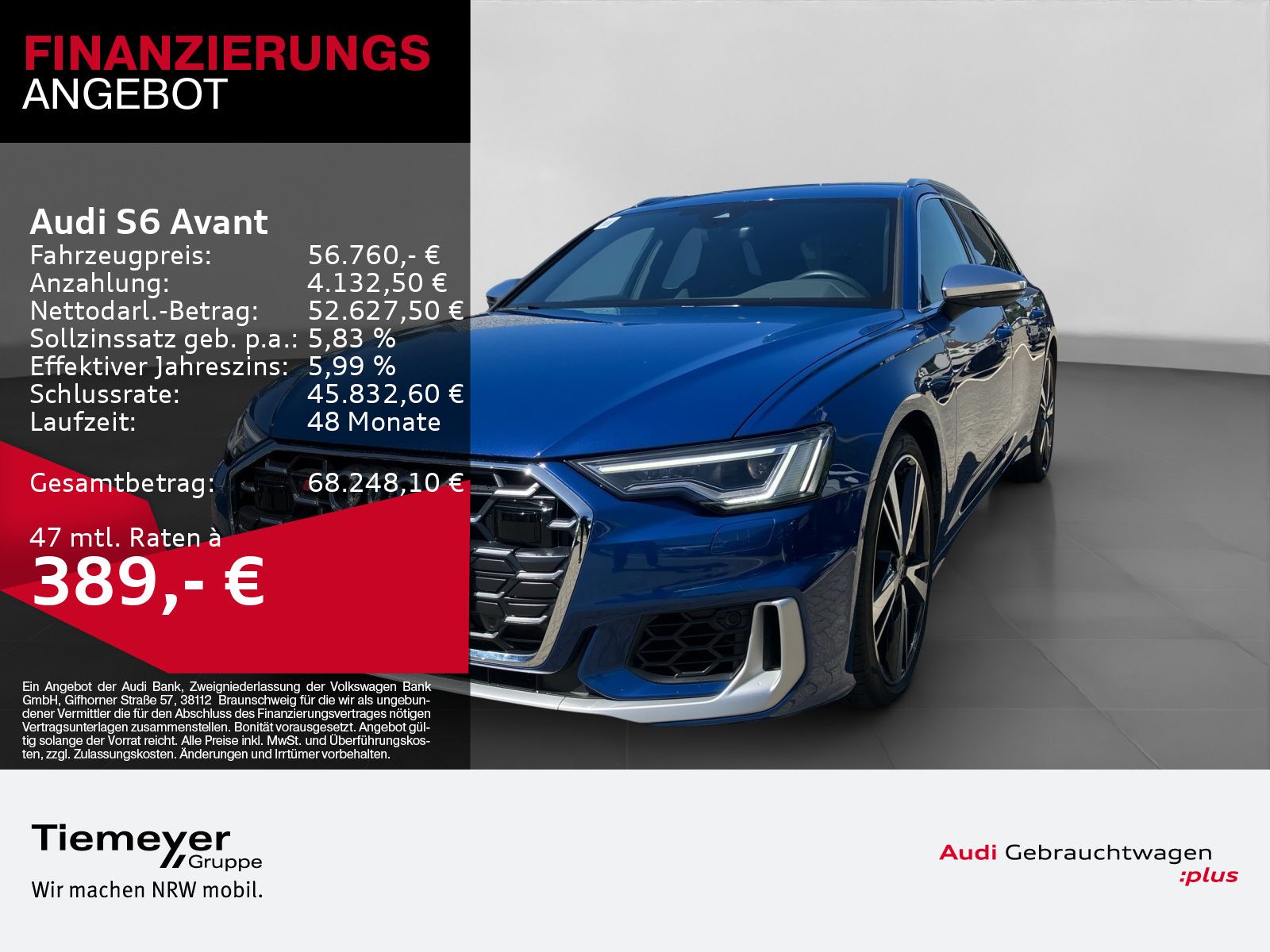 AUDI S6 Avant TDI Q LM21 BuO MATRIX-LED