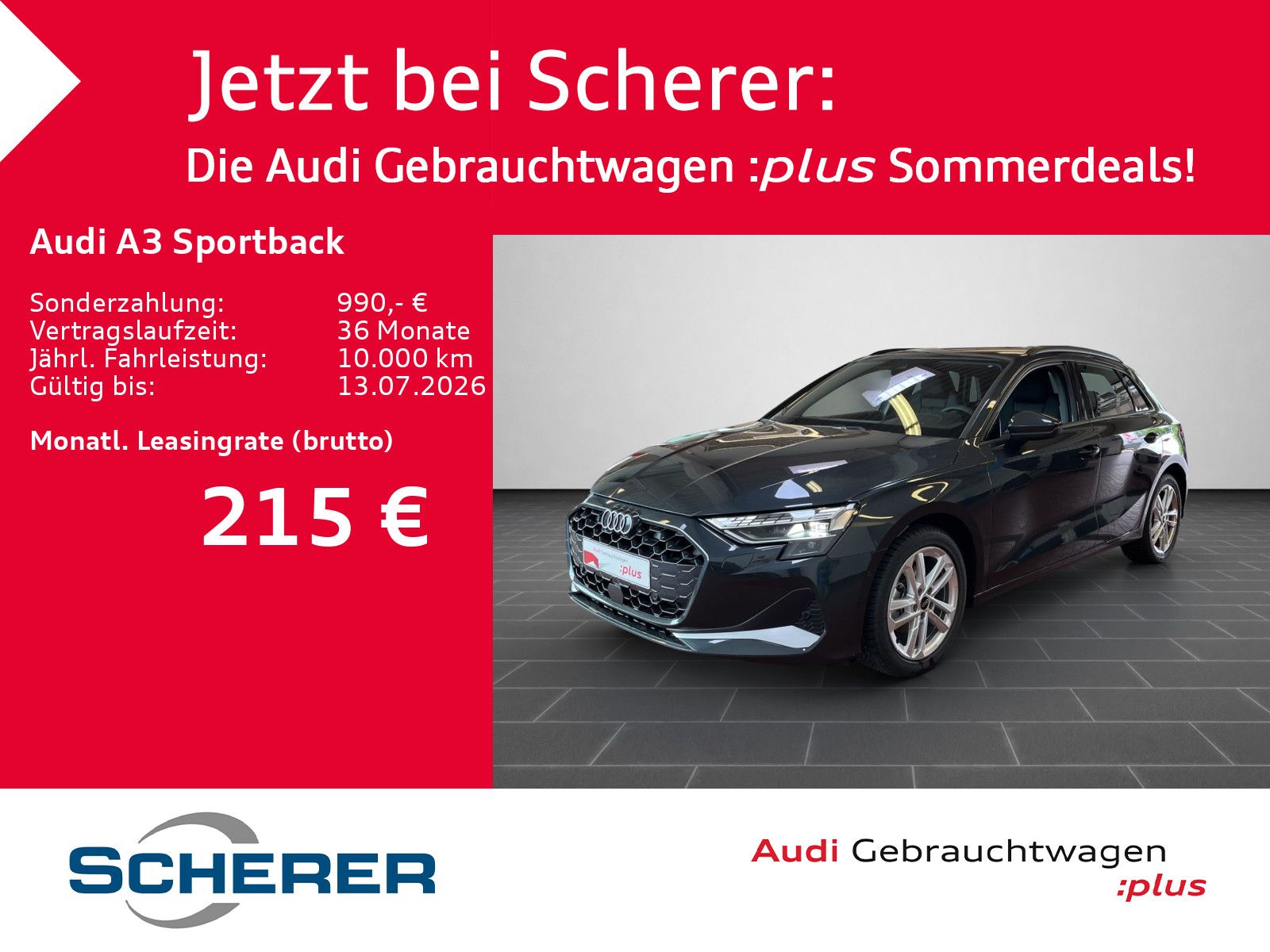 Audi A3 Sportback advanced 35 TDI, Navi, Kamera,Sound