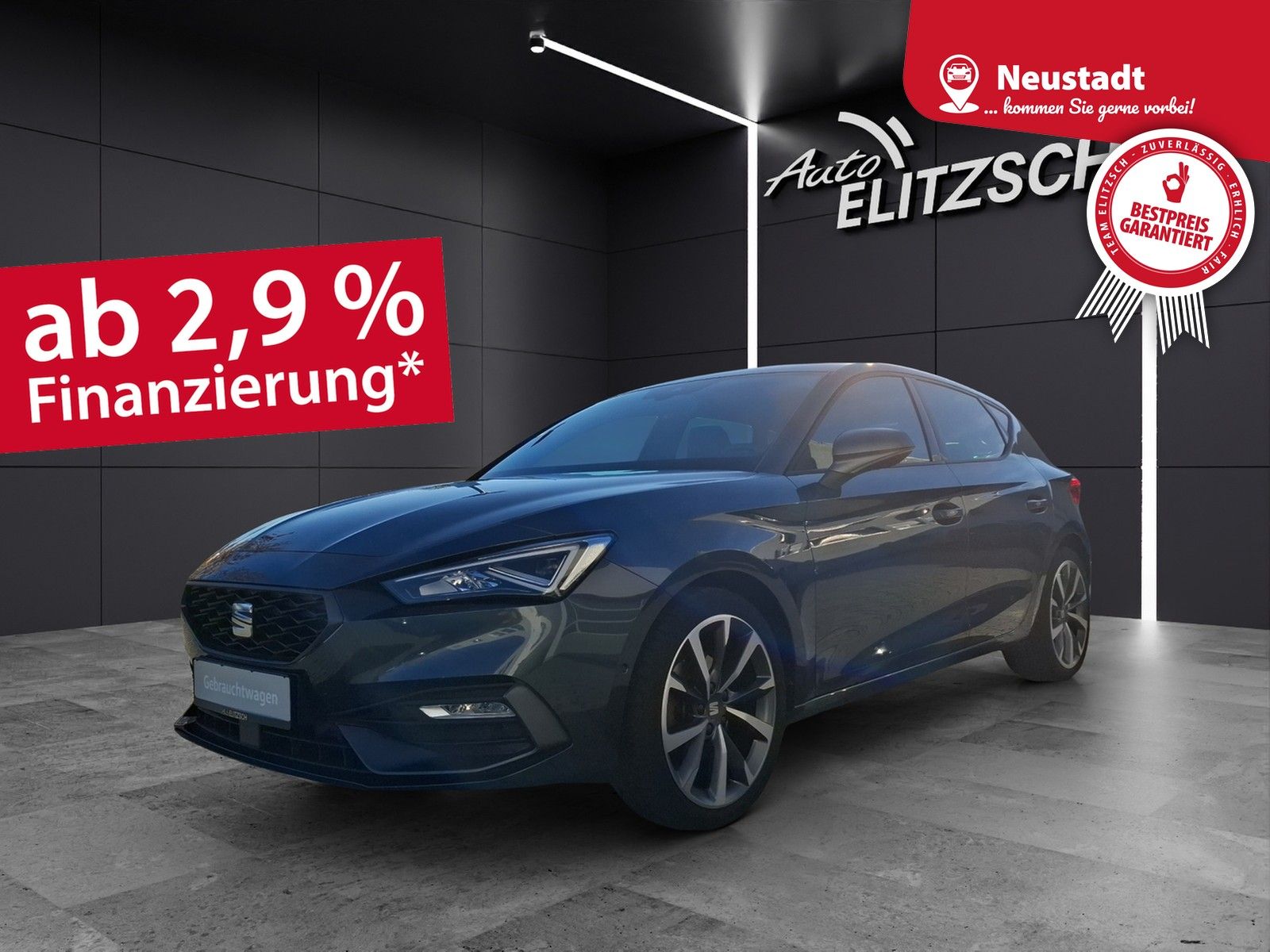 Fahrzeugabbildung SEAT Leon eTSI FR-Line DSG LED ACC Park-Assist SH 18"