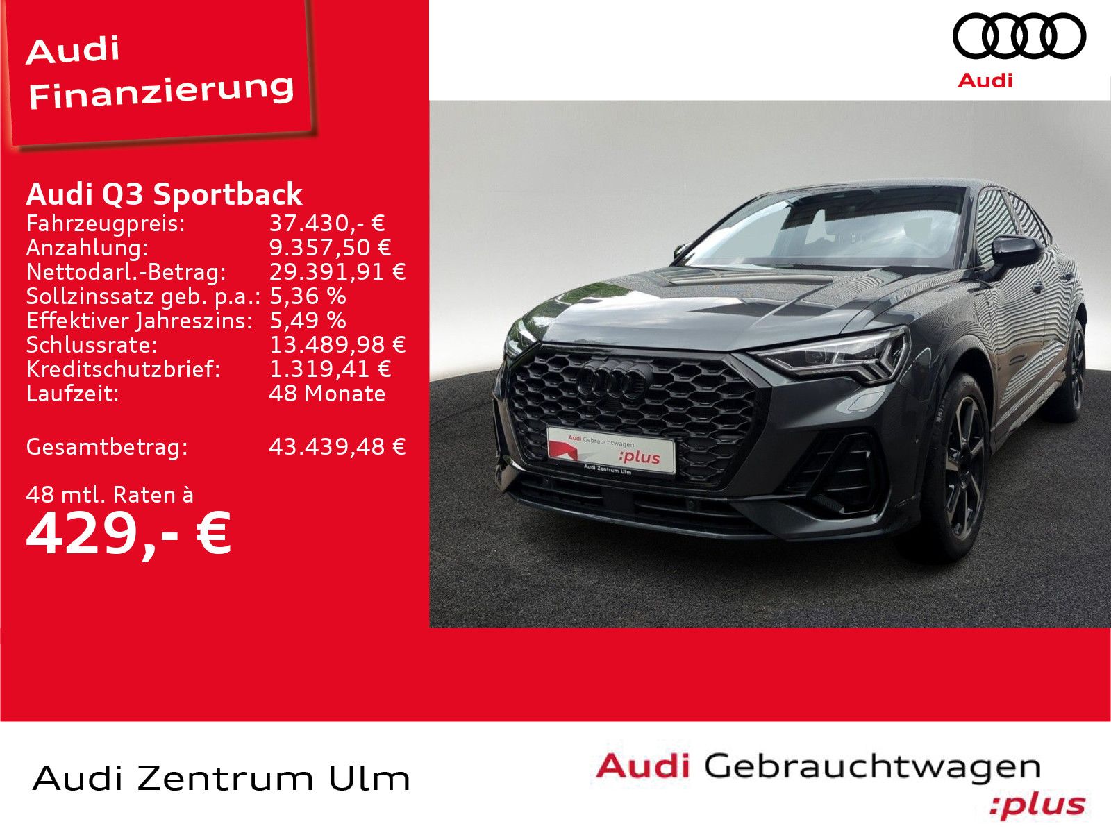 Audi Q3 Sportback 45 TFSI e S-Line AHK MATRIX NAVI+ foto 3