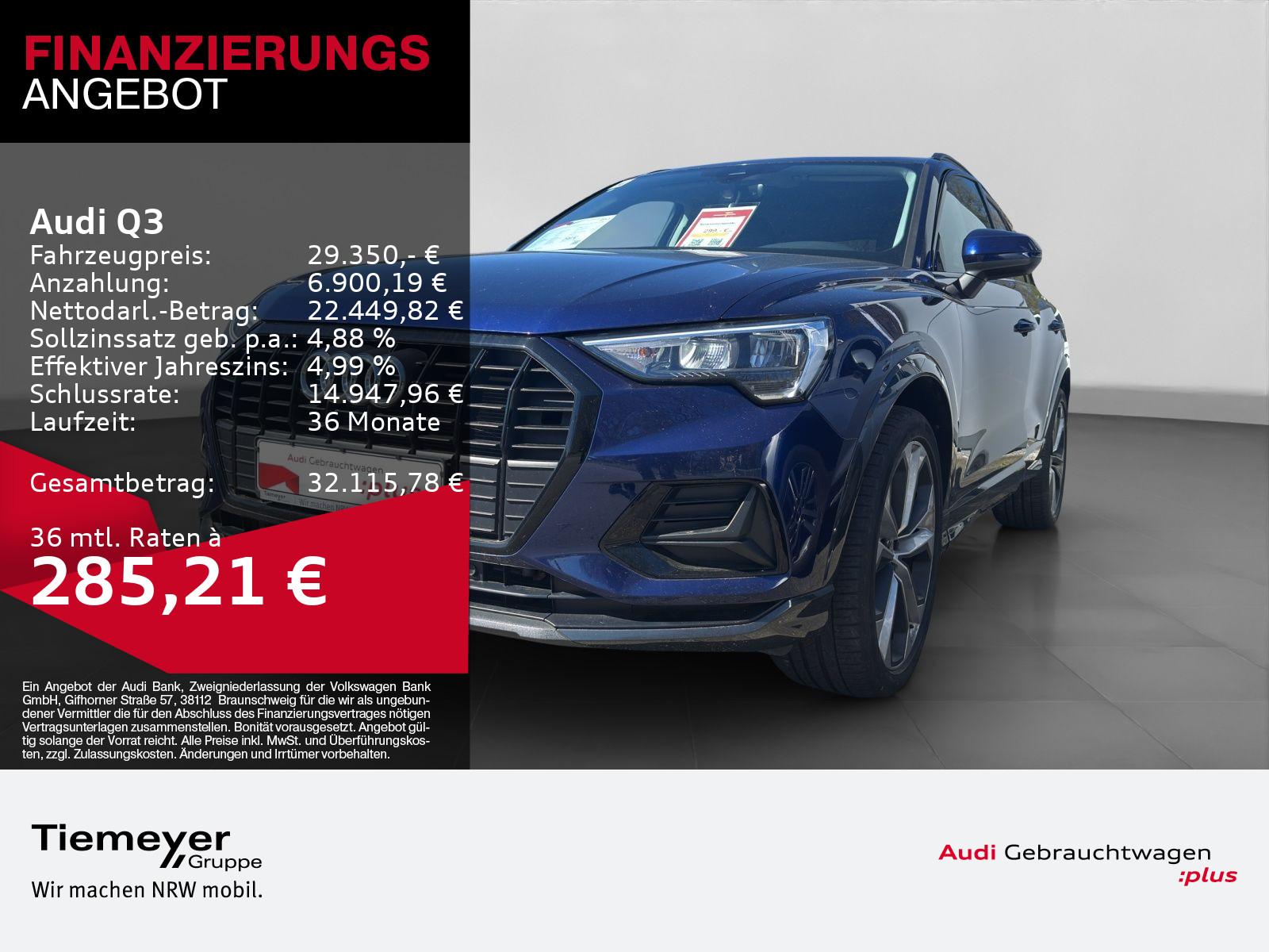 Audi Q3 35 TFSI ADVANCED LM20 NAVI VIRTUAL AHK OPS AS
